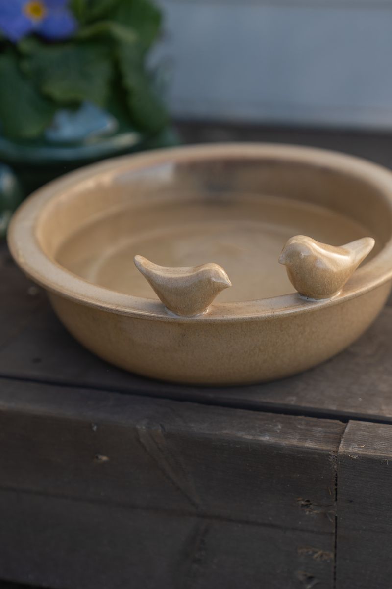 Fuglebad 24cm - Oker 