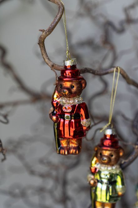 Hovedbilde Juletrepynt Bamse - Rød