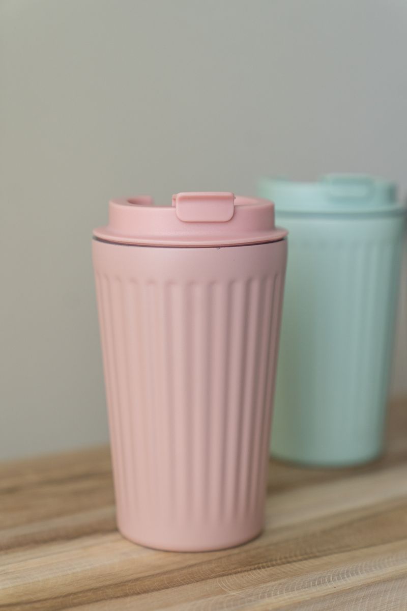 Termokrus i stål – rosa