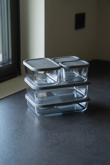 Hovedbilde Oppbevaringsbokser Glass - 5pk