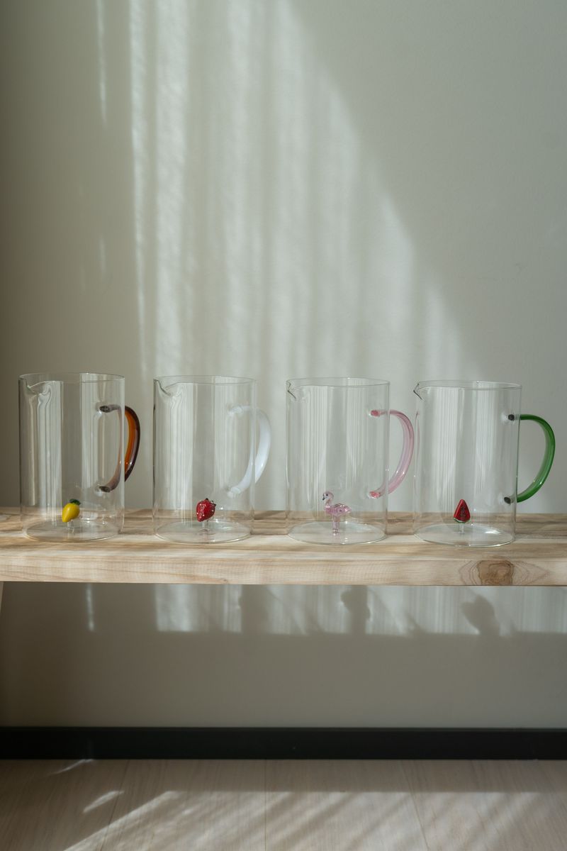 Glassmugge – 1,6 L – Jordbær