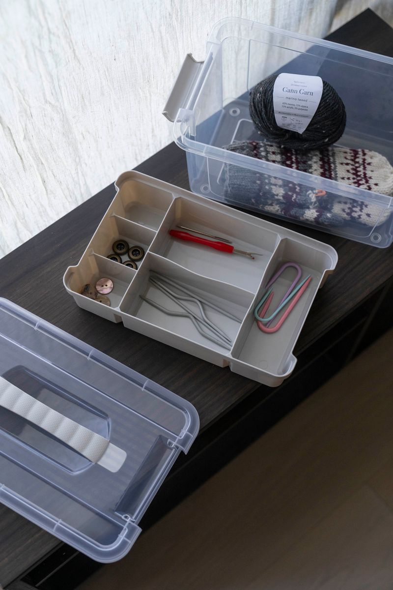 Oppbevaringskasse 5 liter m/inndeler