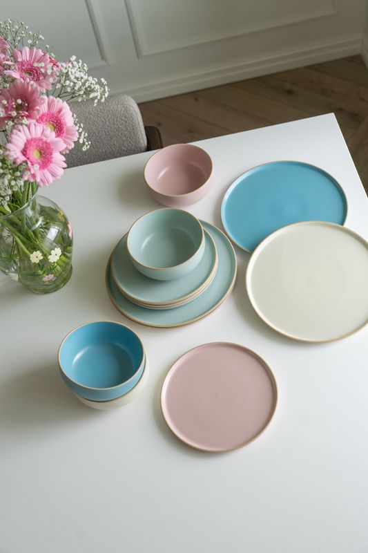 Harmoni - Tallerken – Ø21 cm – Rosa