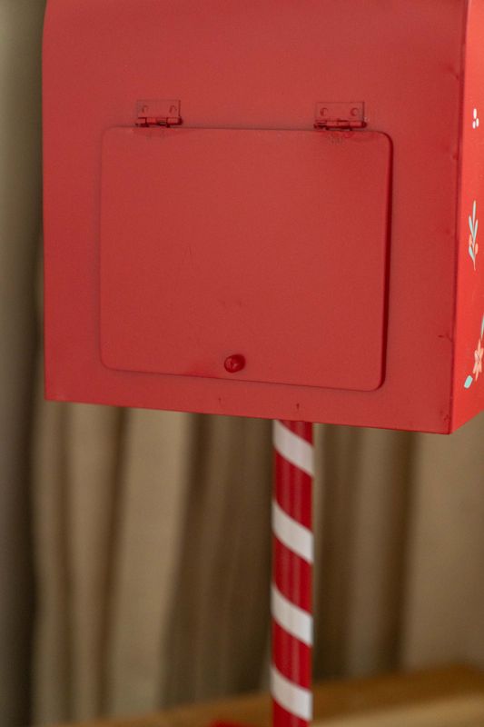 Dekor Postboks 38cm Rød