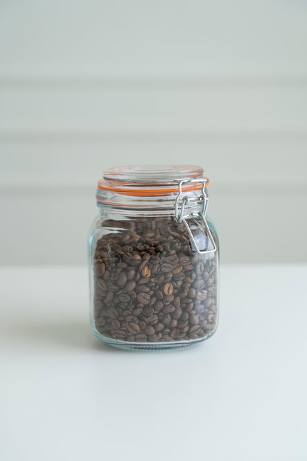 Hovedbilde Glasskrukke 1L - Oransje