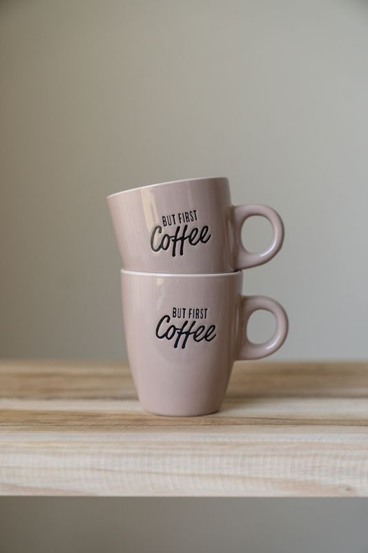 Krus – 220 ml – 2pk But first, coffe