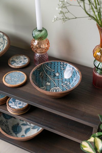 Hovedbilde Athen - Bolle 20x7cm Blå