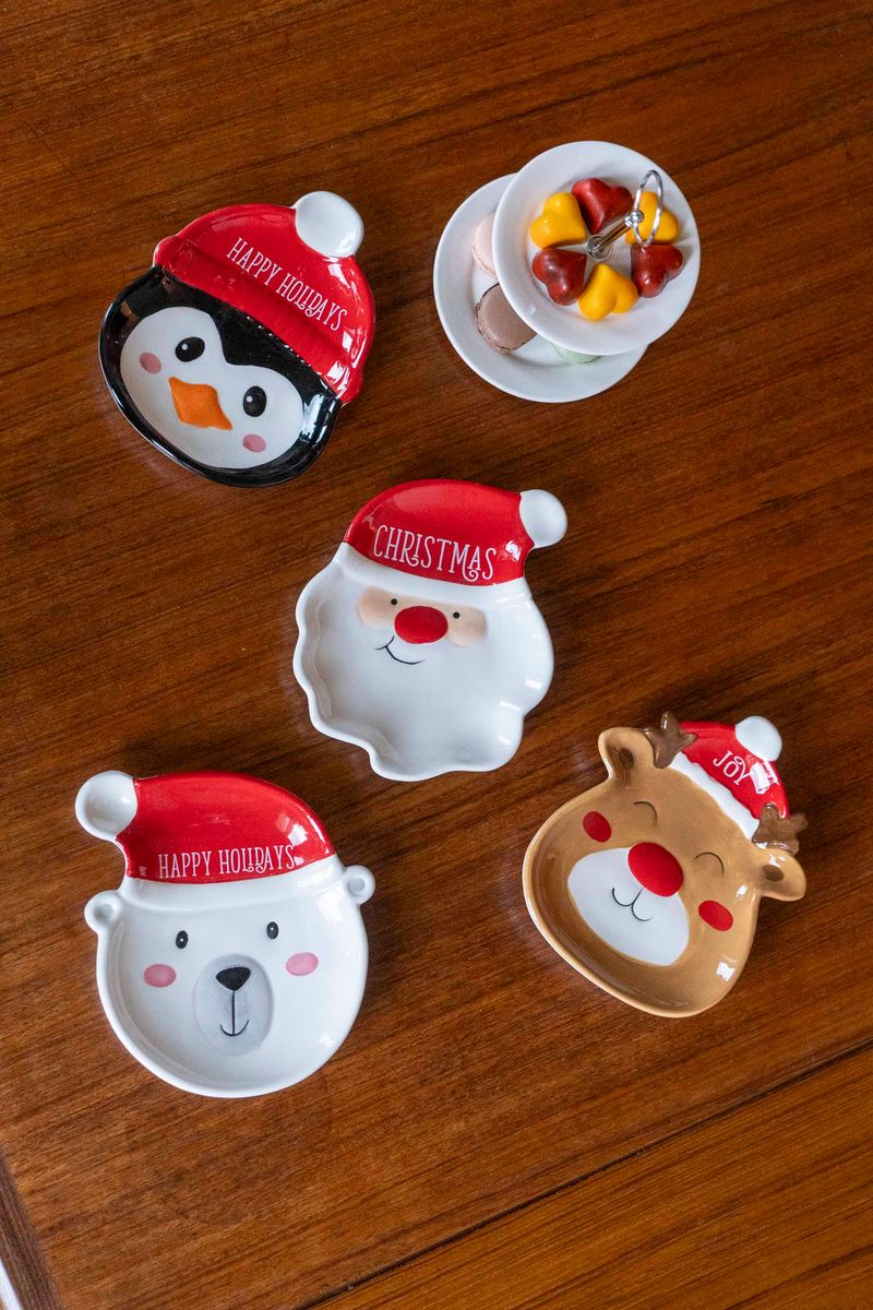 Xmas Tallerken 18,5cm - Pingvin