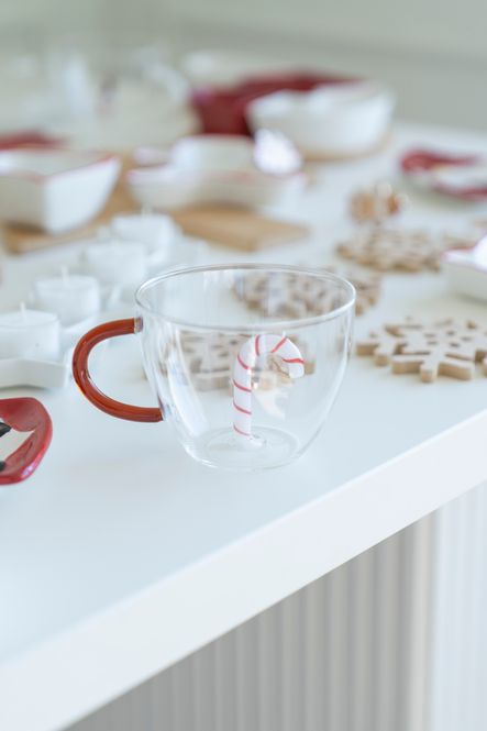 Hovedbilde Tekopp - Glass Candy Cane