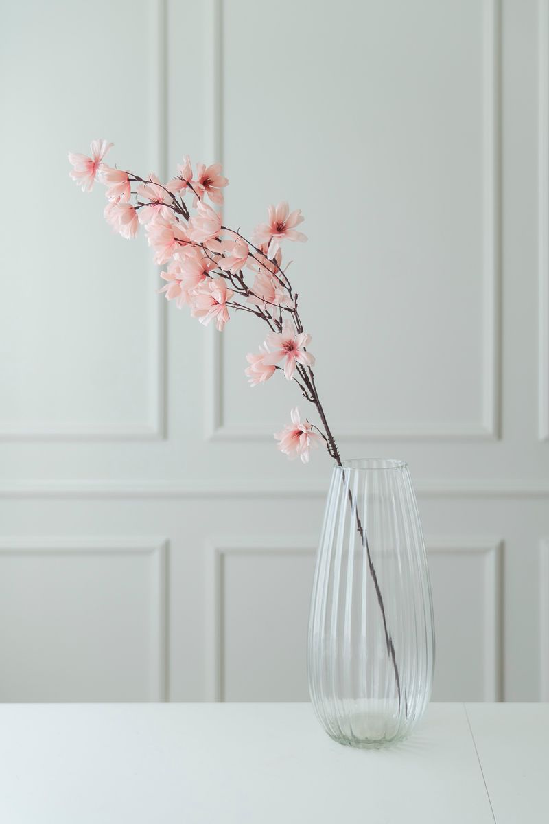 Kunstig Blomst 93cm - Rosa