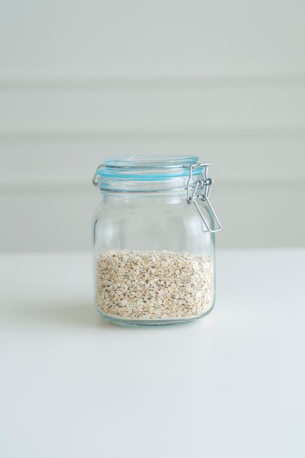 Hovedbilde Glasskrukke 1L - Blå