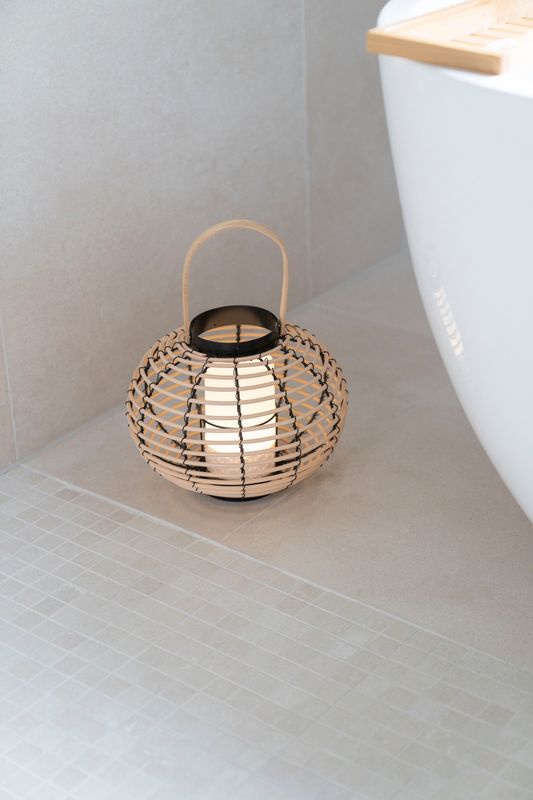 LED Lanterne Bambus 