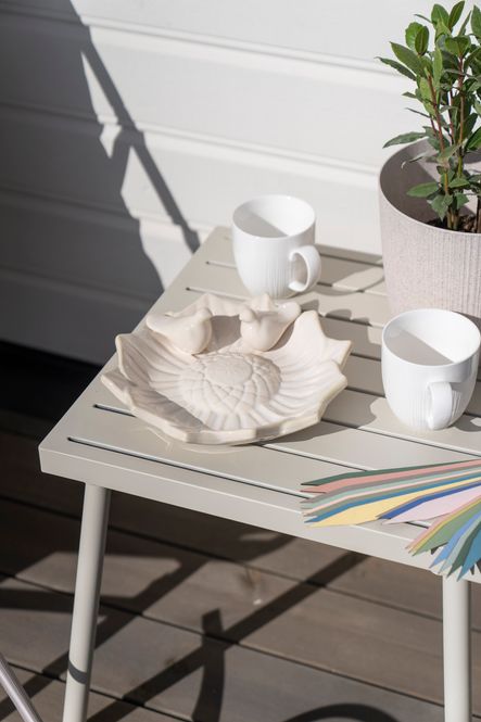 Hovedbilde Fuglebad Offwhite