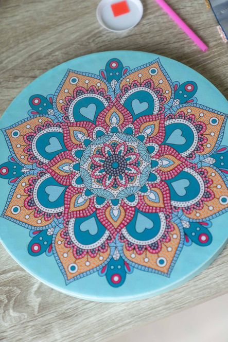 Hovedbilde Diamond Painting Mandala - Blå