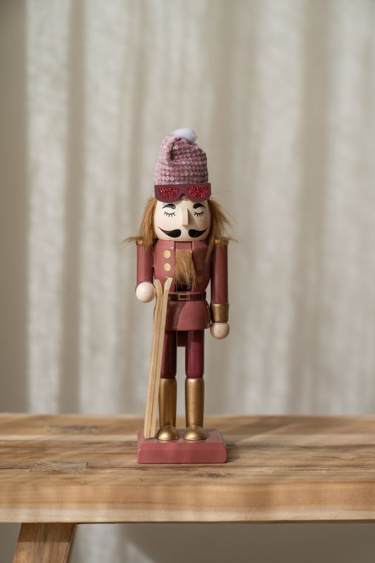 Nøtteknekker Bling 25cm - Rosa Lue