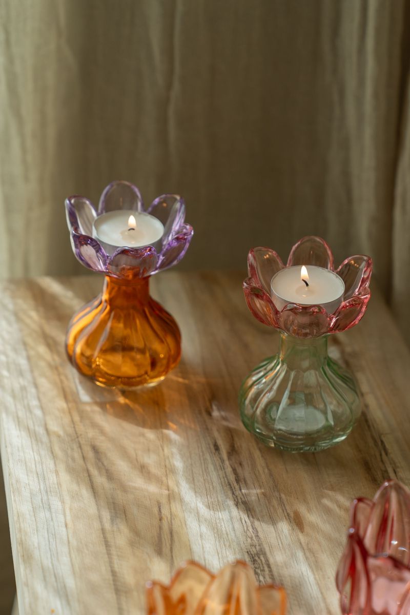 Telysholder blomst – grønn