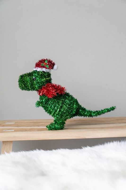 Tinsel Dinosaur Grønn