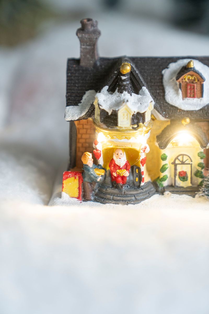 Juleby - LED Hus Versjon 6