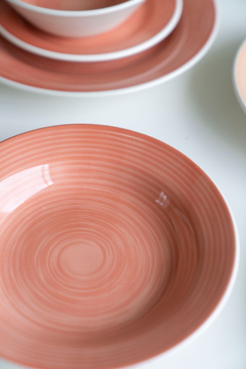 Virvelvind - Skål 22cm Rød