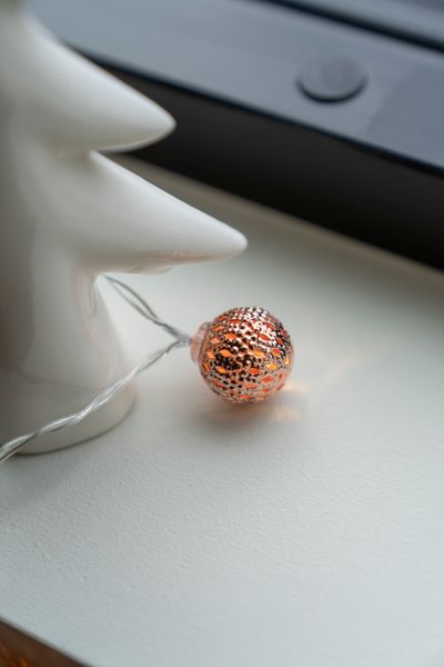 Hovedbilde LED Lyslenke Metal Kobber