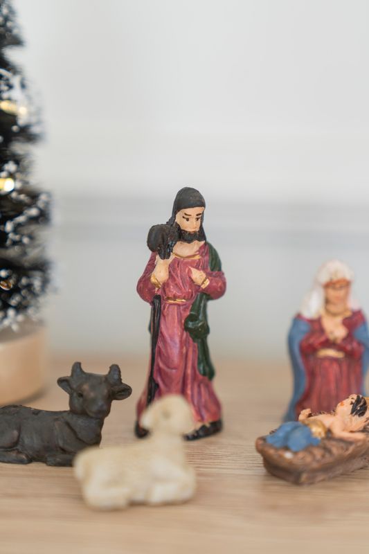 Julekrybbe figurer 7pk