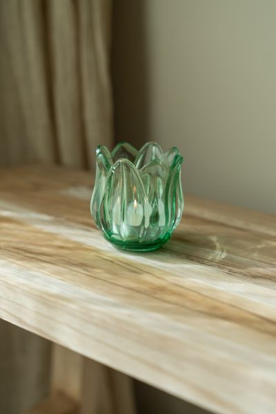 Hovedbilde Telysholder glass – grønn